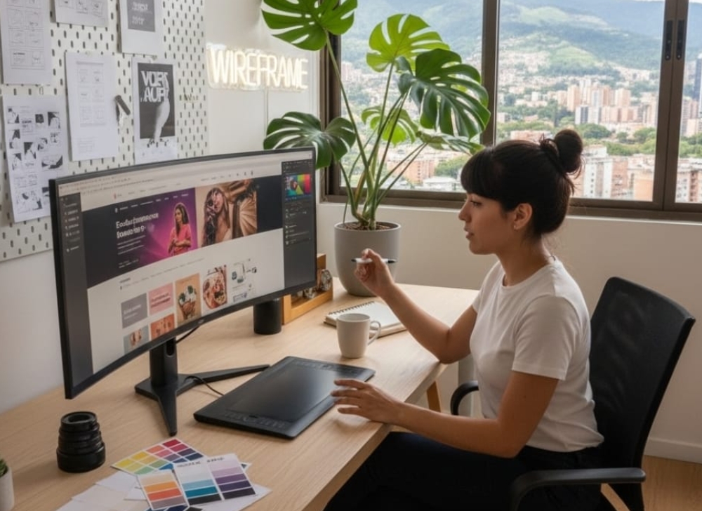 Auxiliar de Diseño Web y Experiencia Digital ​Medellín, Colombia