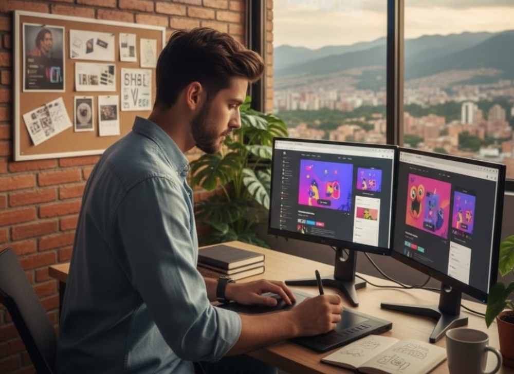 Diseñador Gráfico con Énfasis en Entornos Digitales y Experiencia Web ​Bogotá, Colombia